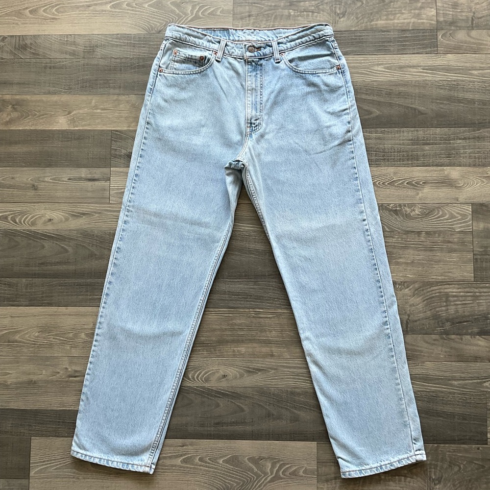 36x32 VTG Levi's 550 Relaxed Fit Tapered Leg Jean Mens Light Blue 00550-4834 USA